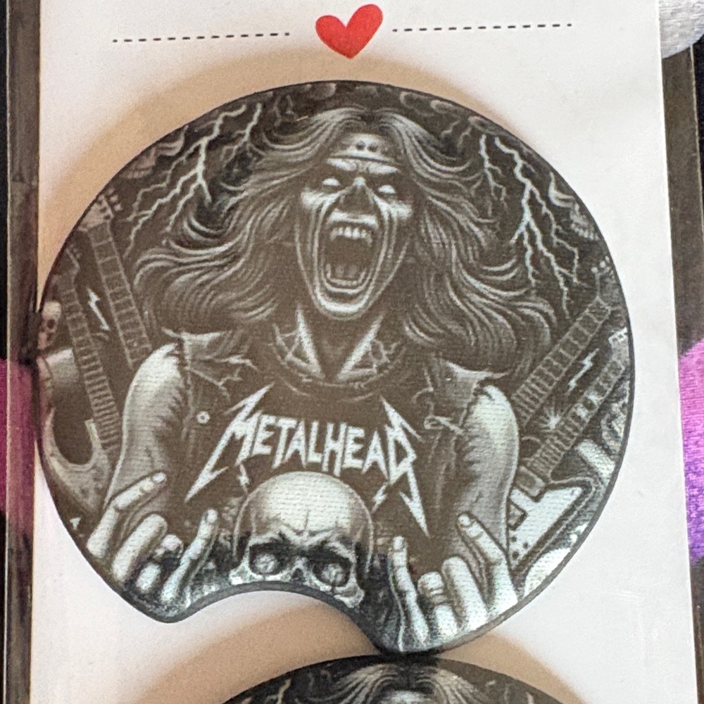 Metalhead Car Coasters - Picture 2 of 3